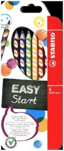 Játék Ergonomischer Buntstift für Linkshänder - STABILO EASYcolors - mit 6 verschiedenen Farben 