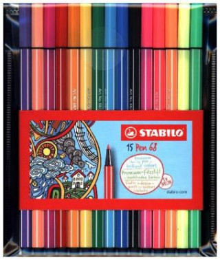 Joc / Jucărie STABILO Pen 68 10+5 neon Etui 