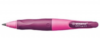 Joc / Jucărie Ergonomischer Druck-Bleistift für Rechtshänder - STABILO EASYergo 3.15 in pink/lila - Einzelstift - inklusive 1 dicken Mine - Härtegrad HB & Spitzer 