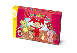 Game/Toy Divadlo loutkové papírové s oponou 6 ks postaviček v krabici 