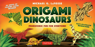 Kniha Origami Dinosaurs Kit Michael G. Lafosse