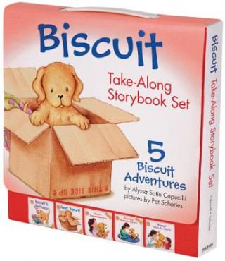 Carte Biscuit Take-Along Storybook Set Alyssa Satin Capucilli