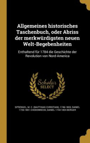 Kniha GER-ALLGEMEINES HISTORISCHES T Daniel 1726-1801 Chodowiecki