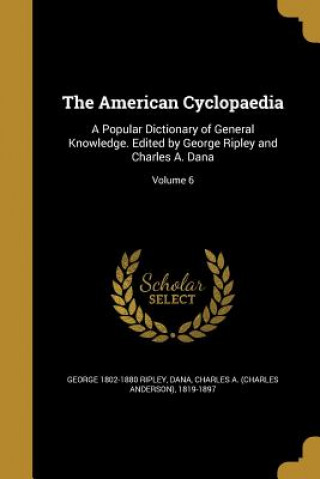 Kniha AMER CYCLOPAEDIA George 1802-1880 Ripley