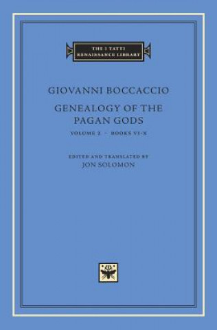 Kniha Genealogy of the Pagan Gods Giovanni Boccaccio
