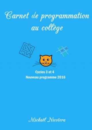 Knjiga Carnet De Programmation Au College Mickael Nicotera