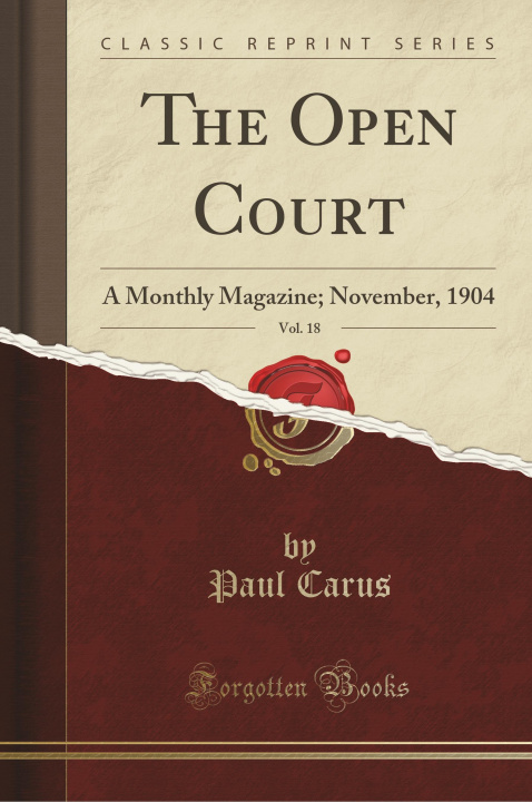 Buch The Open Court, Vol. 18 Paul Carus