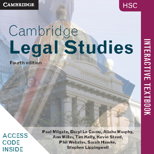 Digital Cambridge HSC Legal Studies Interactive Textbook Paul Milgate