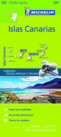 Prasa Iles Canaries - Zoom Map 125 Michelin