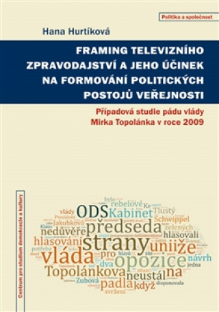 Kniha Framing televizního zpravodajství a jeho účinek na formování politických postojů veřejnosti Hana Hurtíková