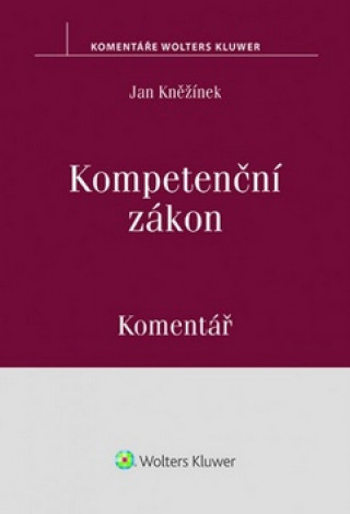 Книга Kompetenční zákon Komentář Jan Kněžínek