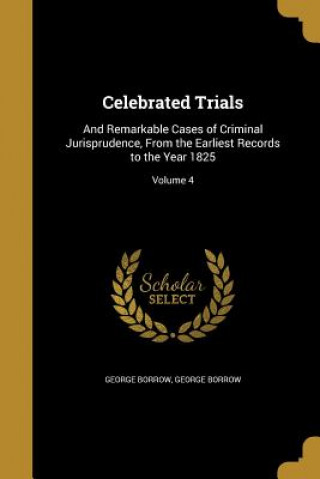 Buch CELEBRATED TRIALS George Borrow