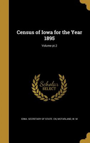 Kniha CENSUS OF IOWA FOR THE YEAR 18 Iowa Secretary of State Cn