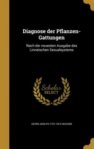 Książka GER-DIAGNOSE DER PFLANZEN-GATT Georg Adolph 1751-1813 Suckow