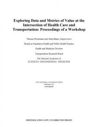 Carte Exploring Data and Metrics of Value at the Intersection of Health Care and Transportation: Proceedings of a Workshop Board on Population Health and Public He
