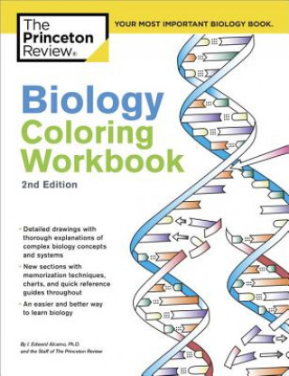 Книга Biology Coloring Workbook, 2nd Edition Princeton Review