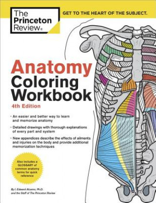 Kniha Anatomy Coloring Workbook, 4th Edition Princeton Review