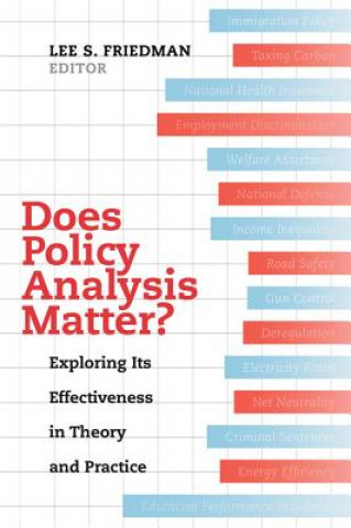 Kniha Does Policy Analysis Matter? Lee S. Friedman