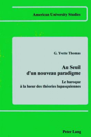 Carte Au Seuil D'un Nouveau Paradigme Yvette G. Thomas
