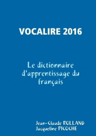 Книга FRE-VOCALIRE 2016 Jean-claude Rolland