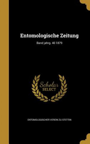 Carte GER-ENTOMOLOGISCHE ZEITUNG BAN Entomologischer Verein Zu Stettin