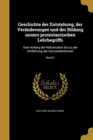 Buch GER-GESCHICHTE DER ENTSTEHUNG Gottlieb Jacob Planck