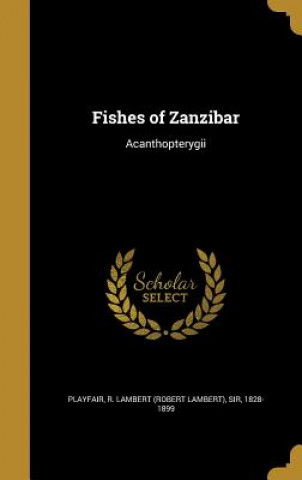 Book FISHES OF ZANZIBAR R. Lambert (Robert Lambert) S. Playfair