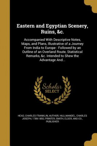 Book EASTERN & EGYPTIAN SCENERY RUI Charles Franklin Author Head