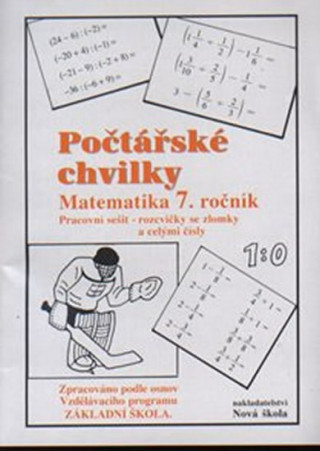 Kniha Počtářské chvilky Matematika 7. ročník Zdena Rosecká