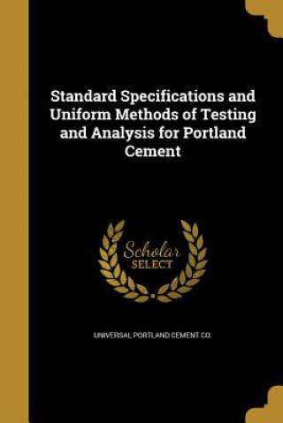 Carte STANDARD SPECIFICATIONS & UNIF Universal Portland Cement Co