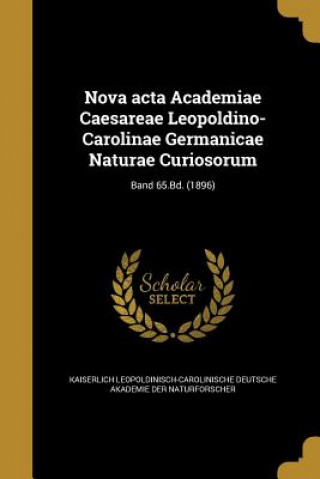 Βιβλίο GER-NOVA ACTA ACADEMIAE CAESAR Kaiserlich Leopoldinisch-Carolinische De