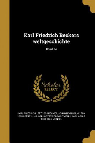 Carte GER-KARL FRIEDRICH BECKERS WEL Karl Friedrich 1777-1806 Becker