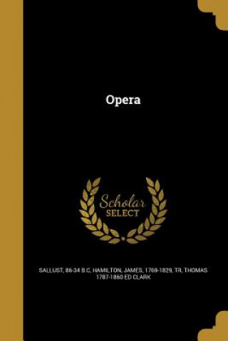 Book OPERA Thomas 1787-1860 Ed Clark