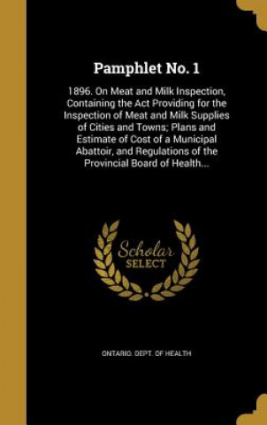 Buch PAMPHLET NO 1 Ontario Dept of Health