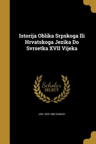 Carte ISTORIJA OBLIKA SRPSKOGA ILI H Ura 1825-1882 Danicic