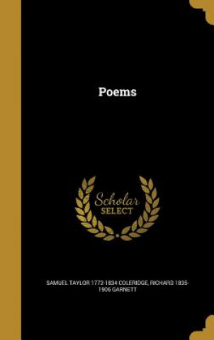 Kniha POEMS Samuel Taylor 1772-1834 Coleridge