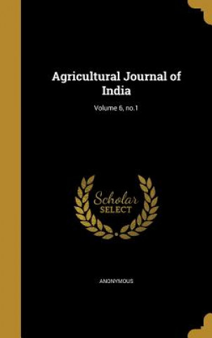Carte AGRICULTURAL JOURNAL OF INDIA 