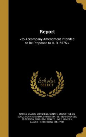 Libro REPORT United States Congress Senate Committ