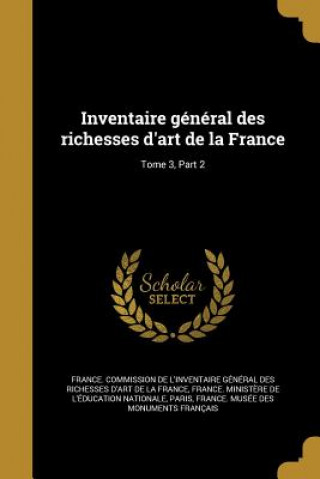 Carte FRE-INVENTAIRE GENERAL DES RIC France Commission De L'Inventaire Gen