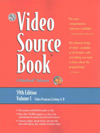 Knjiga The Video Source Book: 9 Volume Set: A Guide to Programs Currently Available on Video in the Areas Of: Moives/Entertainment/ General Interest Gale Cengage Learning