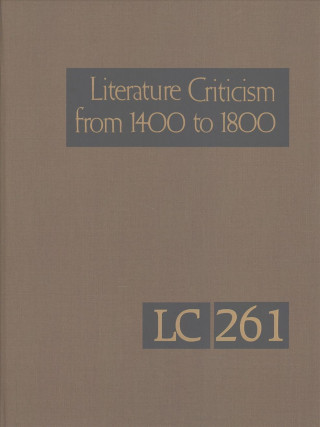 Könyv Literature Criticism from 1400 to 1800 Gale Cengage Learning