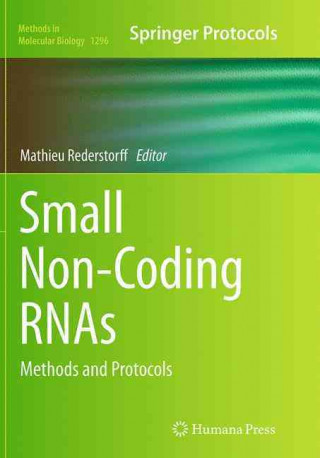 Knjiga Small Non-Coding RNAs Mathieu Rederstorff