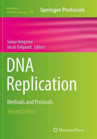 Książka DNA Replication Sonya Vengrova