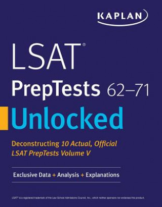 Libro LSAT PrepTests 62-71 Unlocked Kaplan