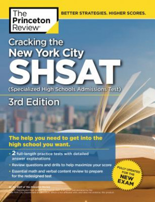 Kniha Cracking the New York City SHSAT (Specialized High Schools Admissions Test),  3rd Edition Princeton Review