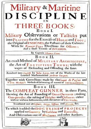 Carte Venn's Military & Maritime Discipline 1672 Thomas Venn