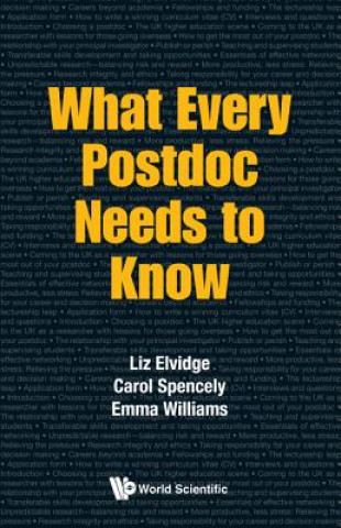 Kniha What Every Postdoc Needs To Know Liz Elvidge