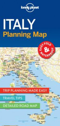 Prasa Lonely Planet Italy Planning Map Lonely Planet