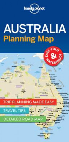 Tiskovina Lonely Planet Australia Planning Map Lonely Planet