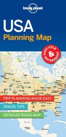 Printed items Lonely Planet USA Planning Map Lonely Planet